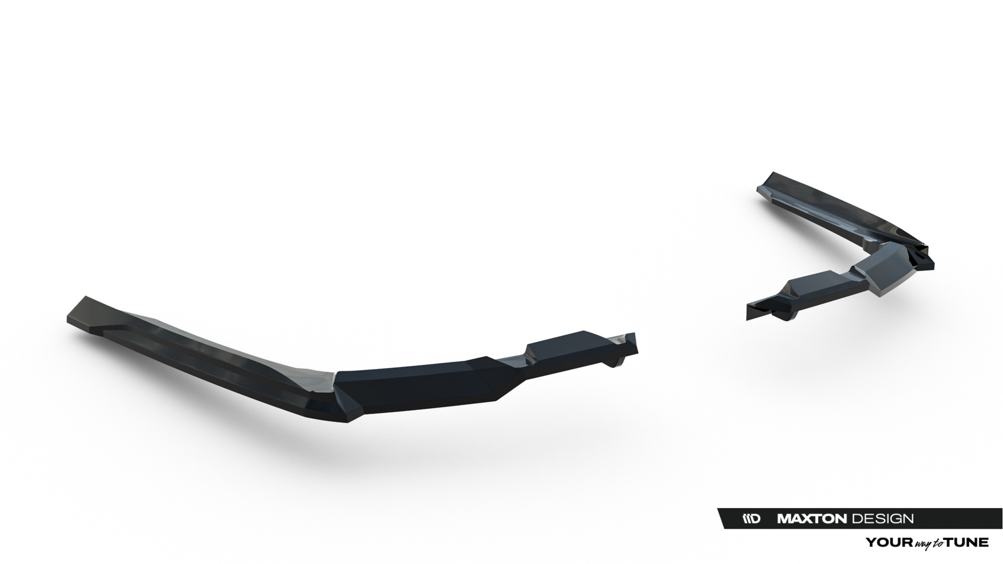Sottoparaurti splitter posteriore V.1 BMW 5 / i5 M-Pack Sedan / Touring G60 / G61 2023- - immagine 10