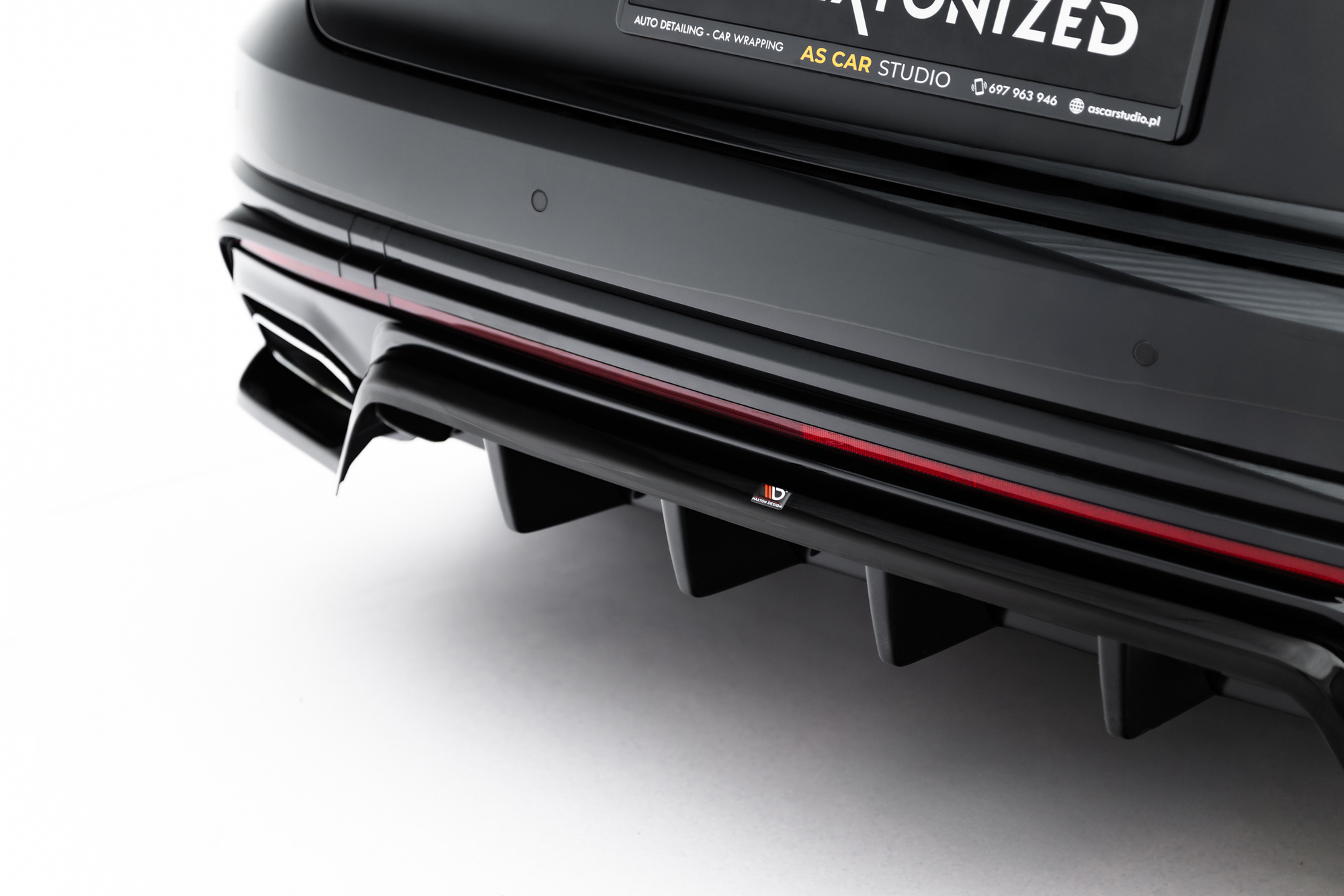 Sottoparaurti posteriore Volkswagen Touareg R-Line Mk3 Facelift 2023- - immagine 4