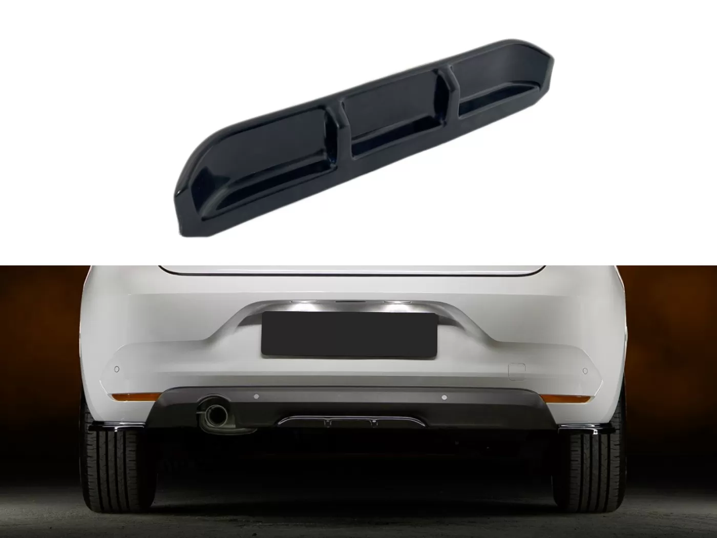 Sottoparaurti diffusore posteriore Renault Clio Mk5 2019-