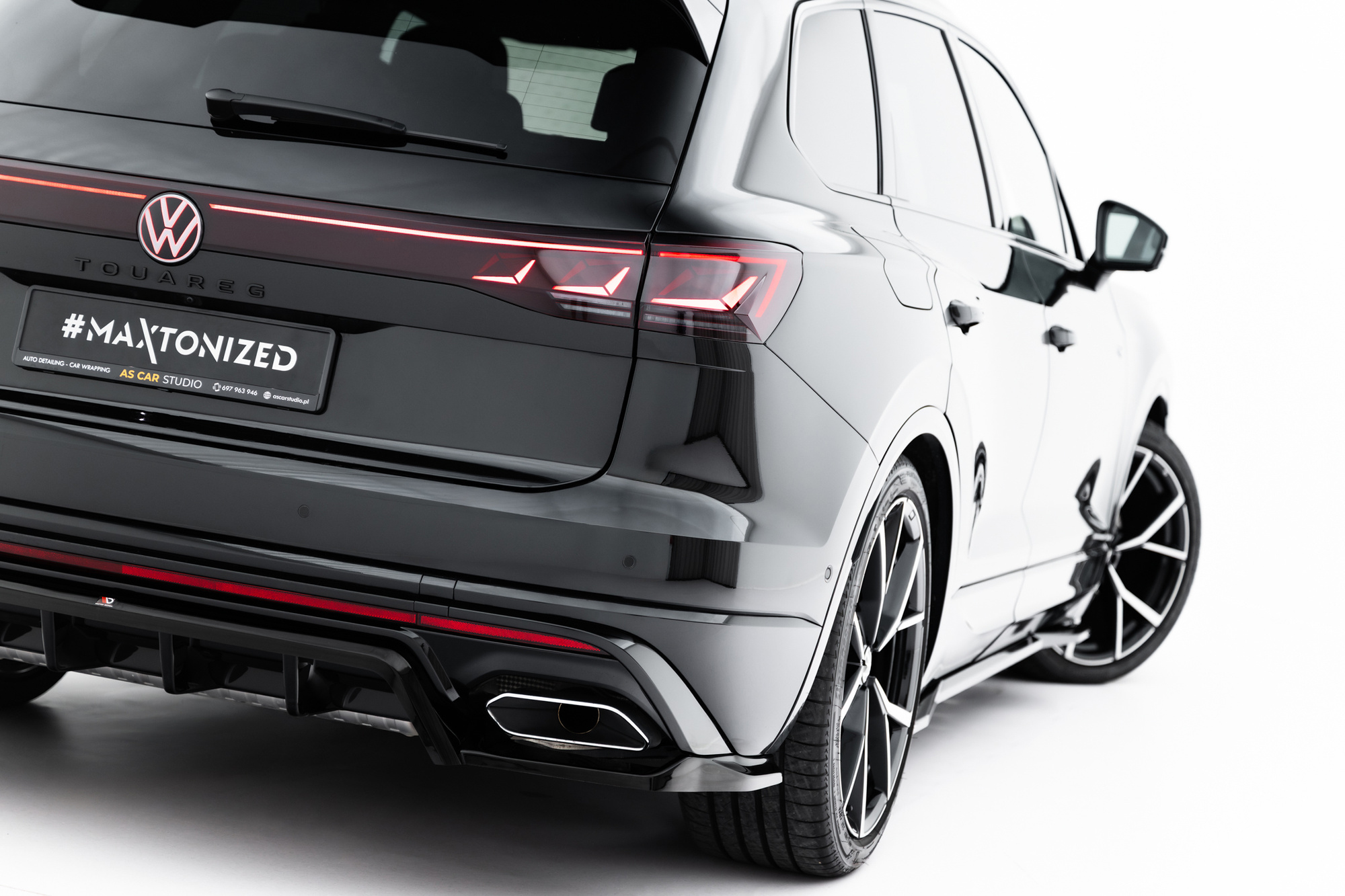 Sottoparaurti posteriore Volkswagen Touareg R-Line Mk3 Facelift 2023- - immagine 6