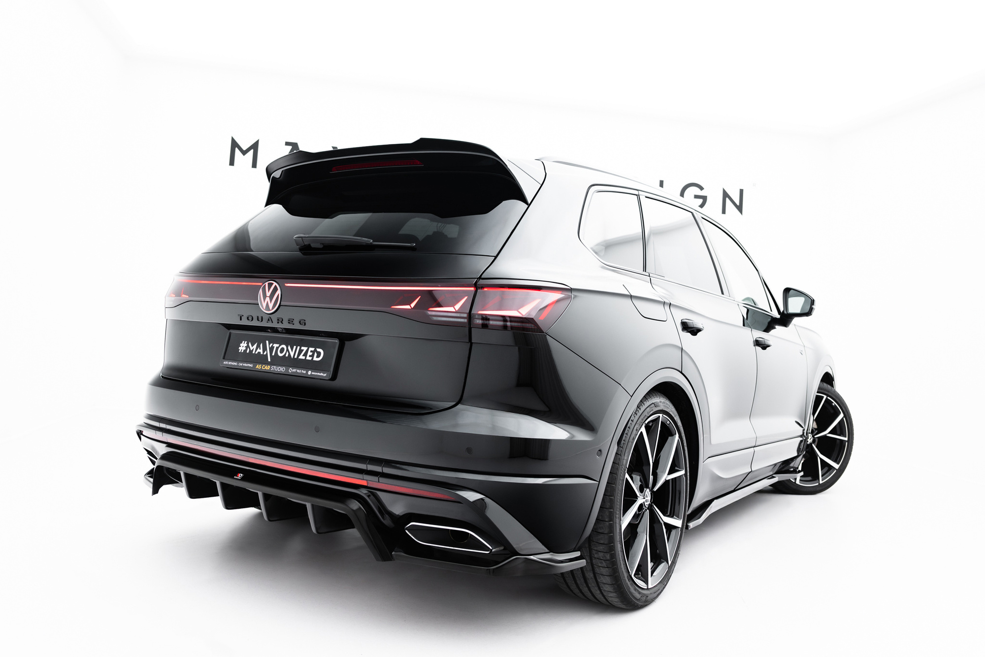 Sottoparaurti posteriore Volkswagen Touareg R-Line Mk3 Facelift 2023- - immagine 7