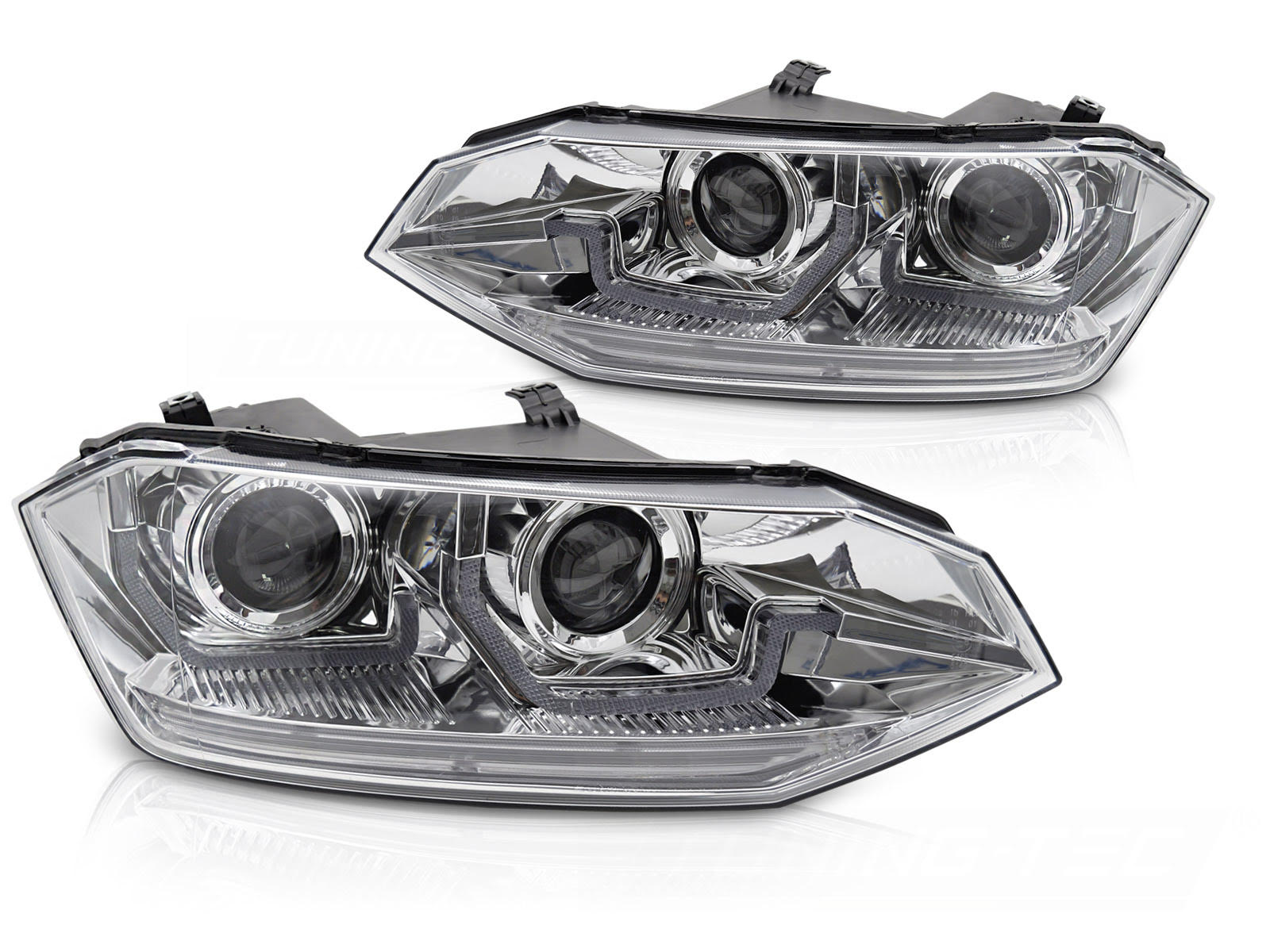 Coppia di fari DRL e DTS Volkswagen Polo VI 2G 2017-2021
