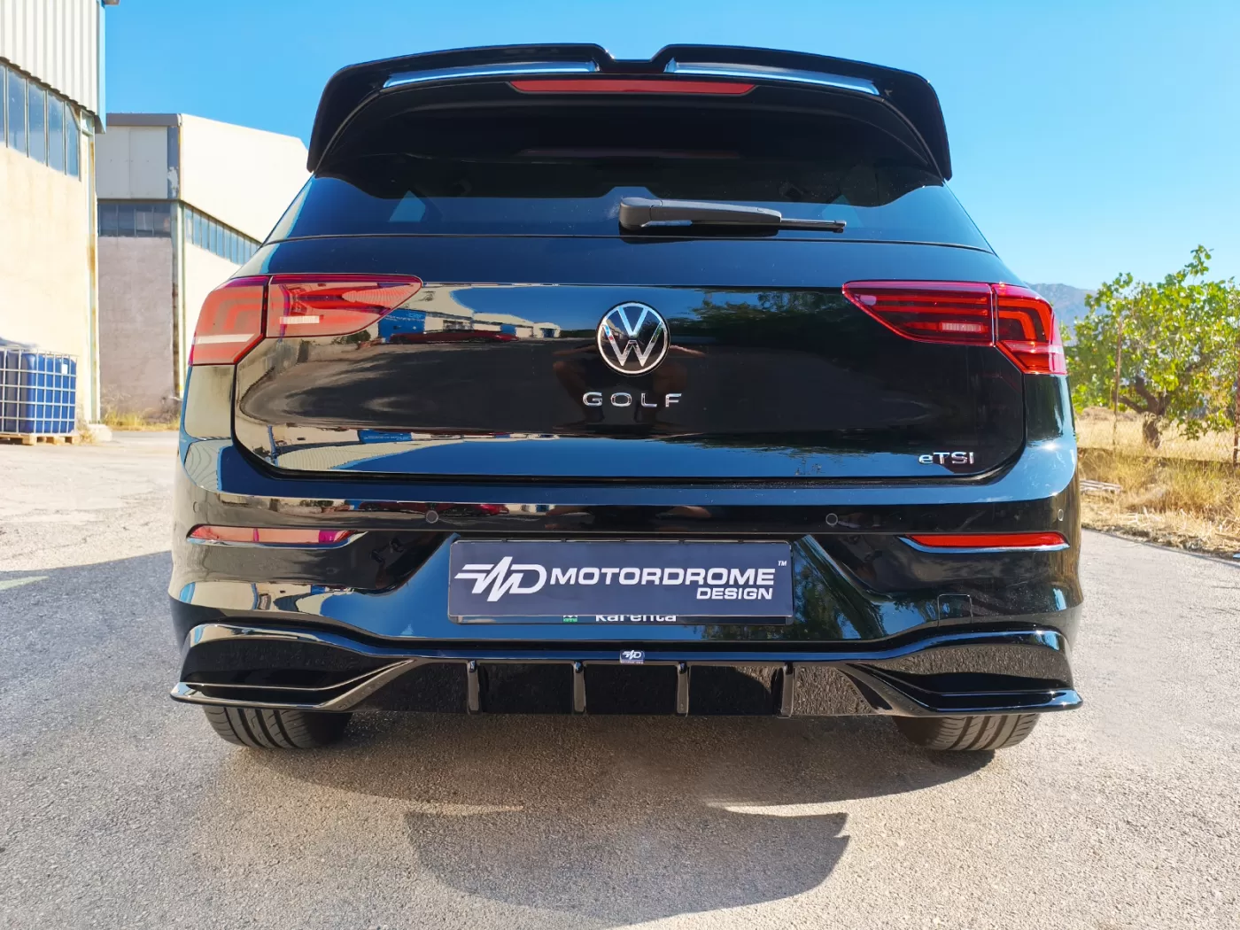 Estrattore sottoparaurti posteriore Volkswagen Golf MK8 / Mk8 Facelift 2024- - immagine 2