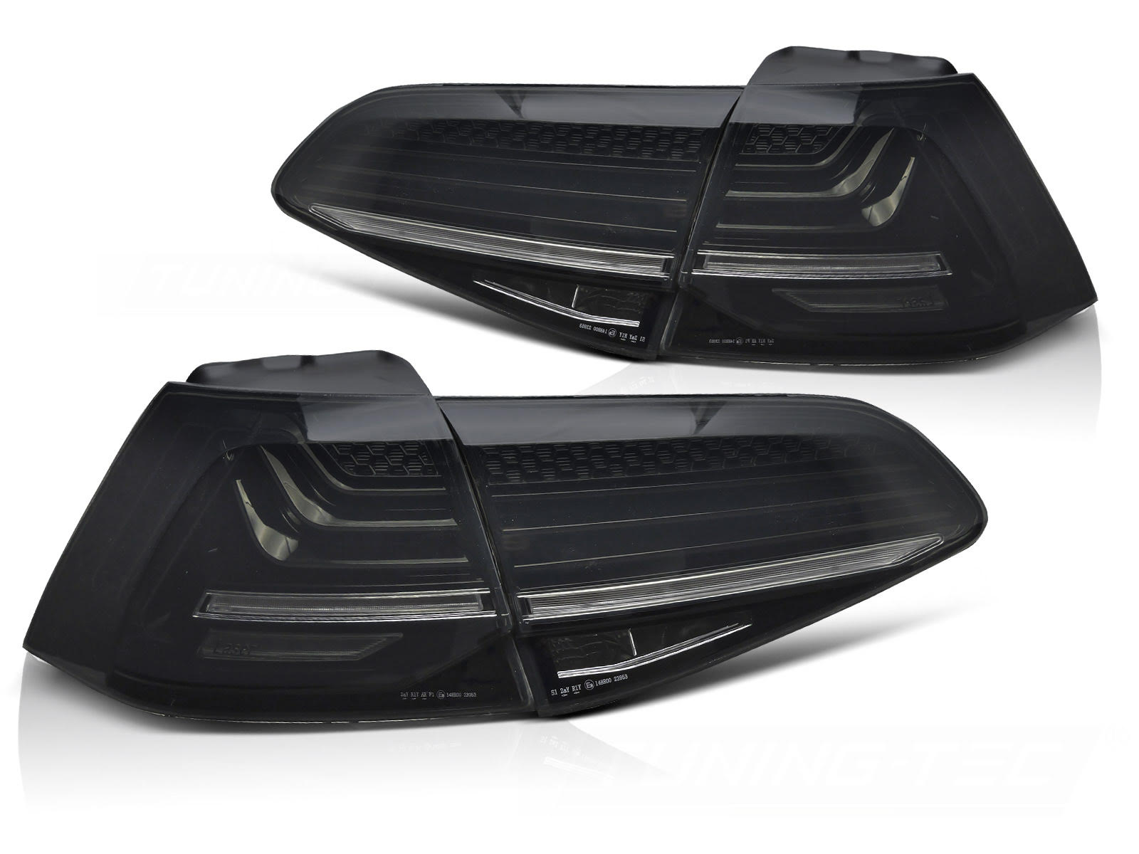 Coppia fari Led Laser e DTS posteriori Volkswagen Golf VII 2013-2019 Fume