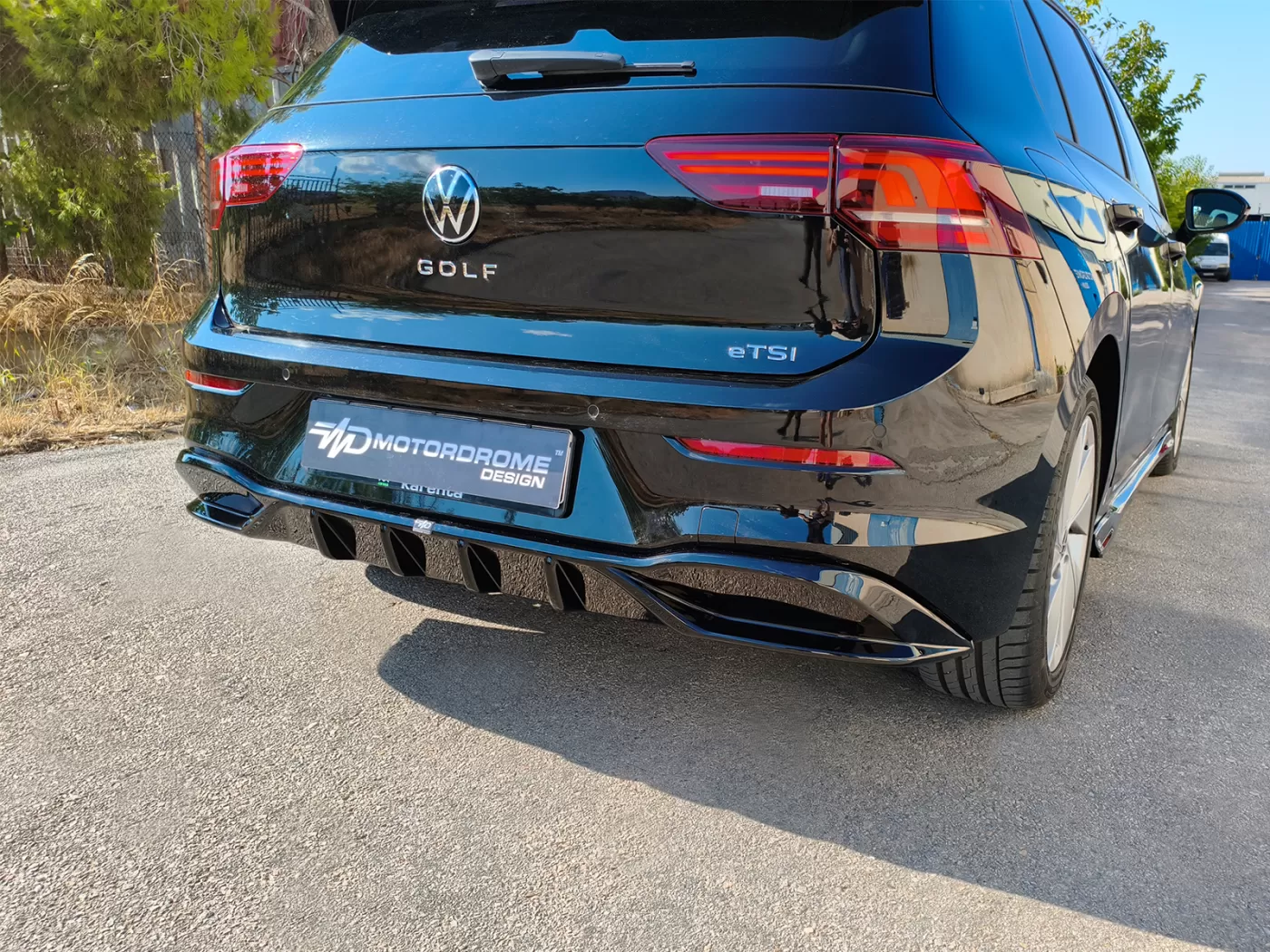 Estrattore sottoparaurti posteriore Volkswagen Golf MK8 / Mk8 Facelift 2024- - immagine 3