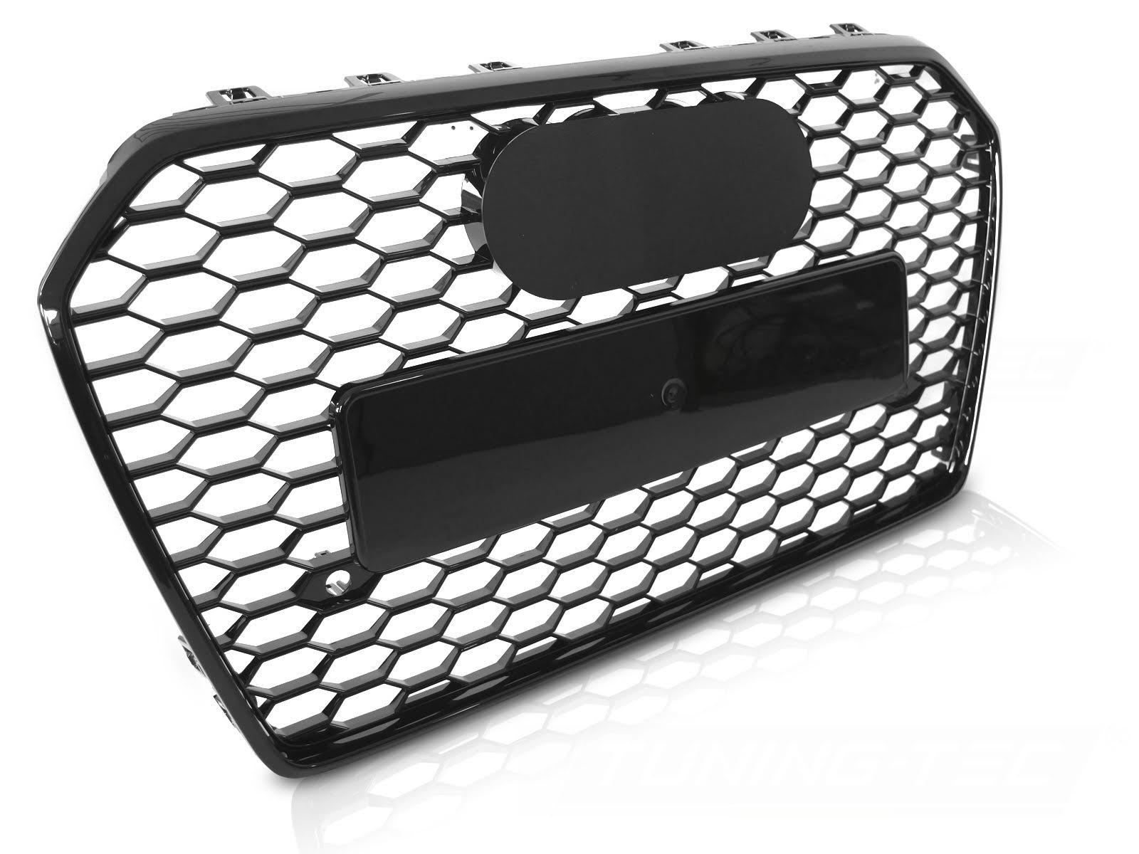 Audi A6 C7 2014-2018 Griglia calandra anteriore Nero lucido RS Style