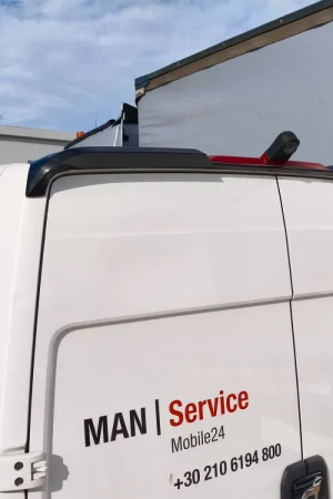 Spoiler alettone V.1 Doppia porta Volkswagen Crafter Mk2 H2 / MAN TGE H2 2017-