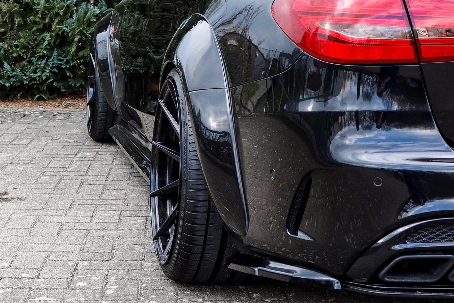 Allargamenti parafanghi Mercedes Classe C C63AMG+S W205 Station Wagon 2015- - immagine 3