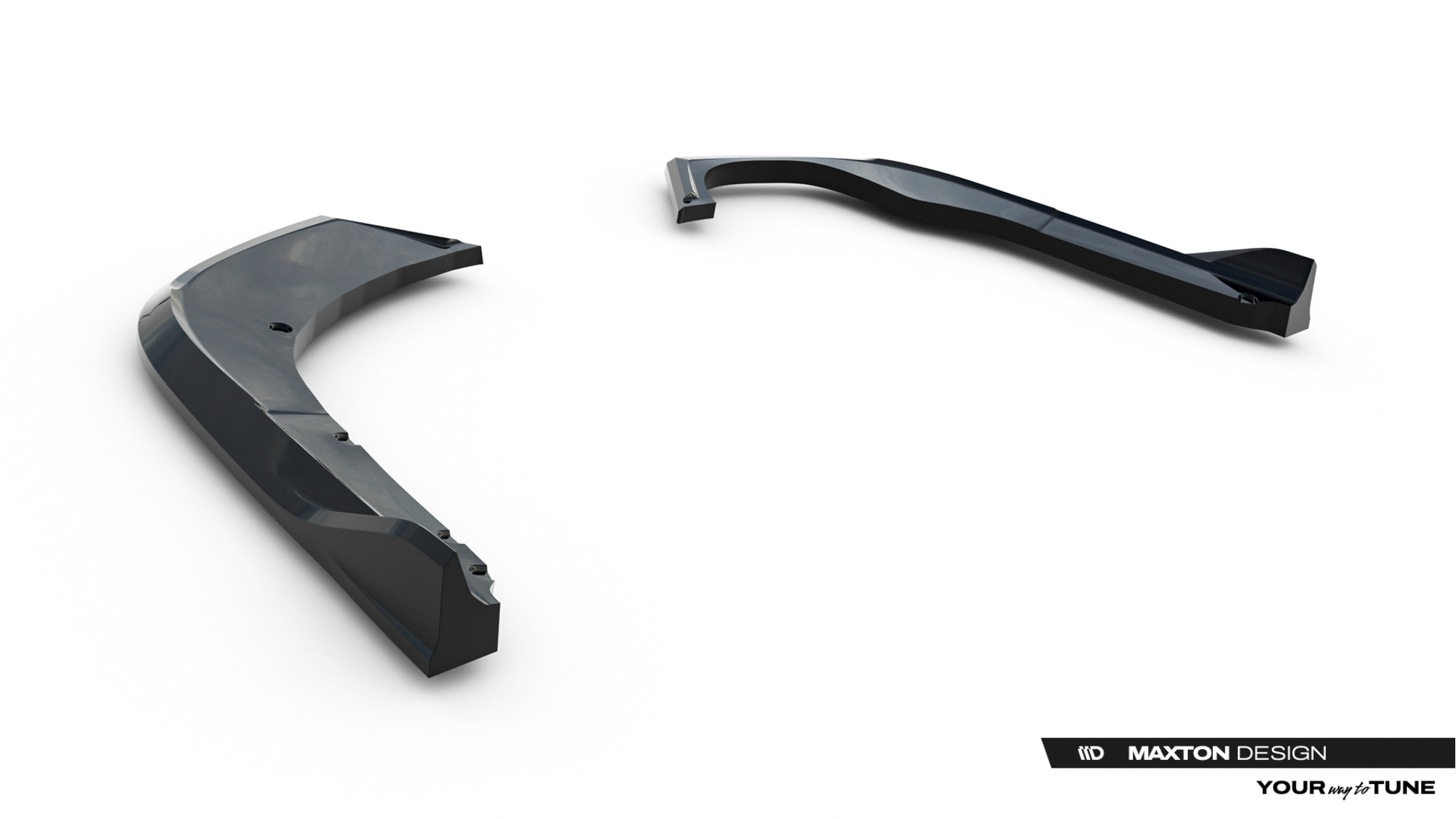 Sottoparaurti splitter laterali V.2 Skoda Superb Sportline Mk4 2024- - immagine 5