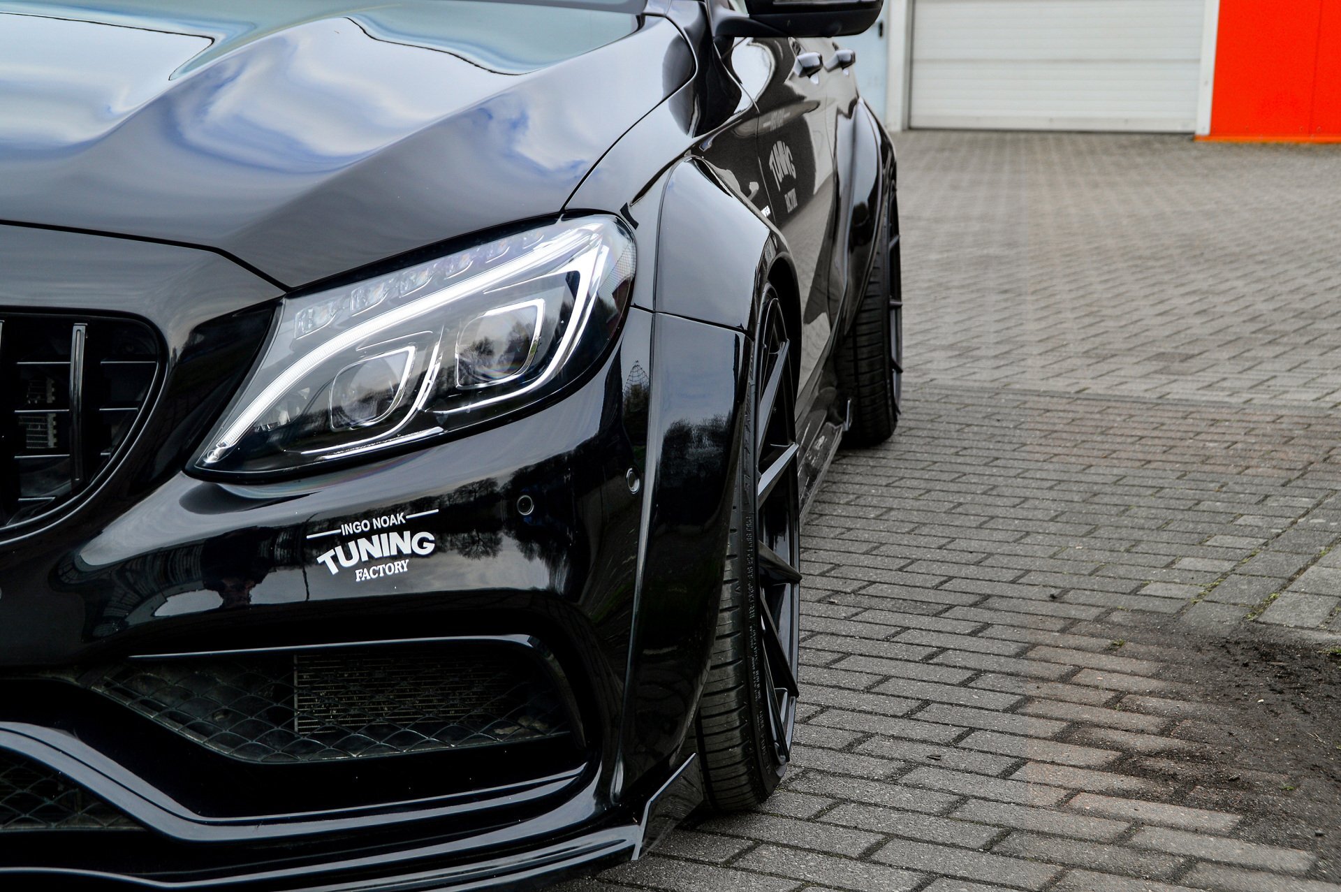 Allargamenti parafanghi Mercedes Classe C C63AMG+S W205 Berlina 2015-
