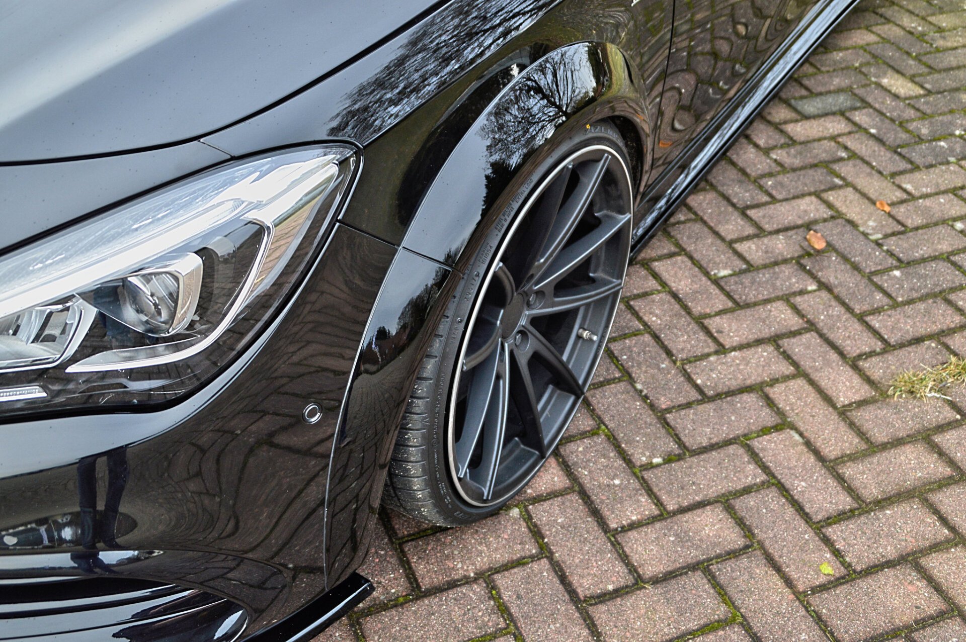 Allargamenti parafanghi Mercedes CLA 45AMG, MOPF C117 / 245G 2015- - immagine 2
