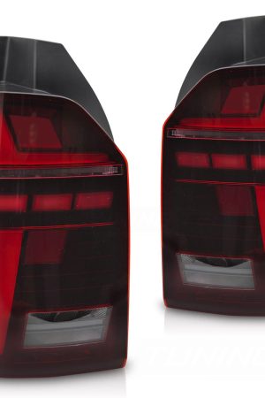 Coppia fari posteriori LED e DTS Volkswagen T6 15-19 / T6.1 20-24 Rossi e fume
