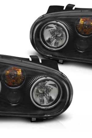 Fari CCFL Angel Eyes Volkswagen Golf IV 2097-2006 Neri