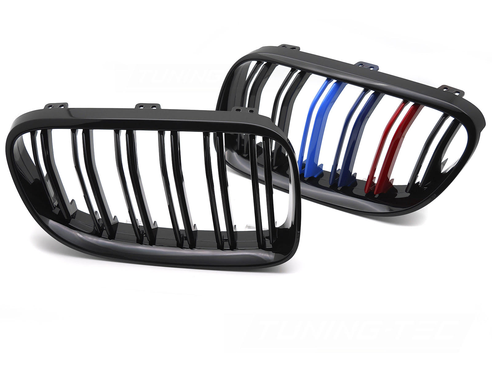 Griglia calandra anteriore BMW E92 / E93 LCI 2010-2013 Nero lucido Tricolor