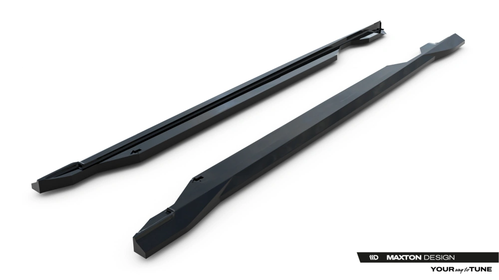 Diffusori minigonne laterali Audi Q6 e-tron S-Line / SQ6 e-tron SUV / Sportback Mk1 2023- - immagine 6