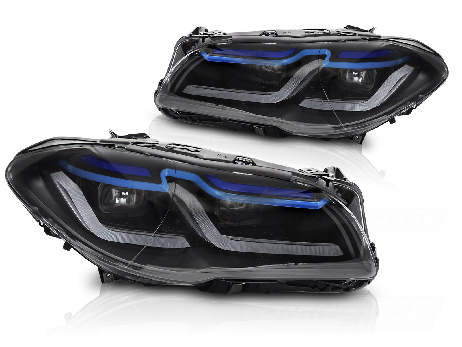 Fari DRL Full LED BMW F10 / F11 2010-2013 Neri
