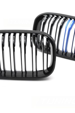 Griglia calandra anteriore BMW F20 / F21 LCI 2015-2018 Nero lucido Tricolor