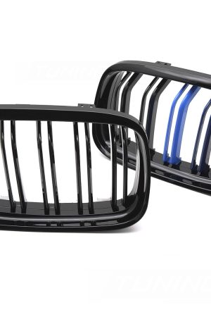 Griglia calandra anteriore BMW E90 / E91 LCI 2009-2011  Nero lucido Tricolor