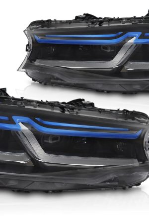 Fari DRL Full LED BMW G30 / G31 2017-2020 Neri