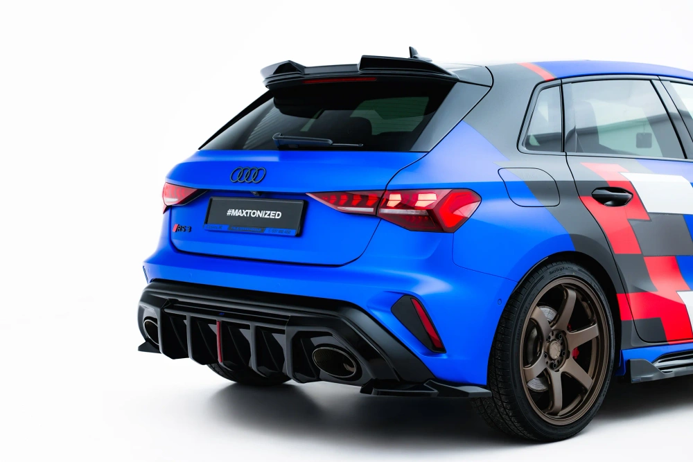 Sottoparaurti cantonali posteriori V.1 Audi RS3 Sportback Facelift 2024- - immagine 4