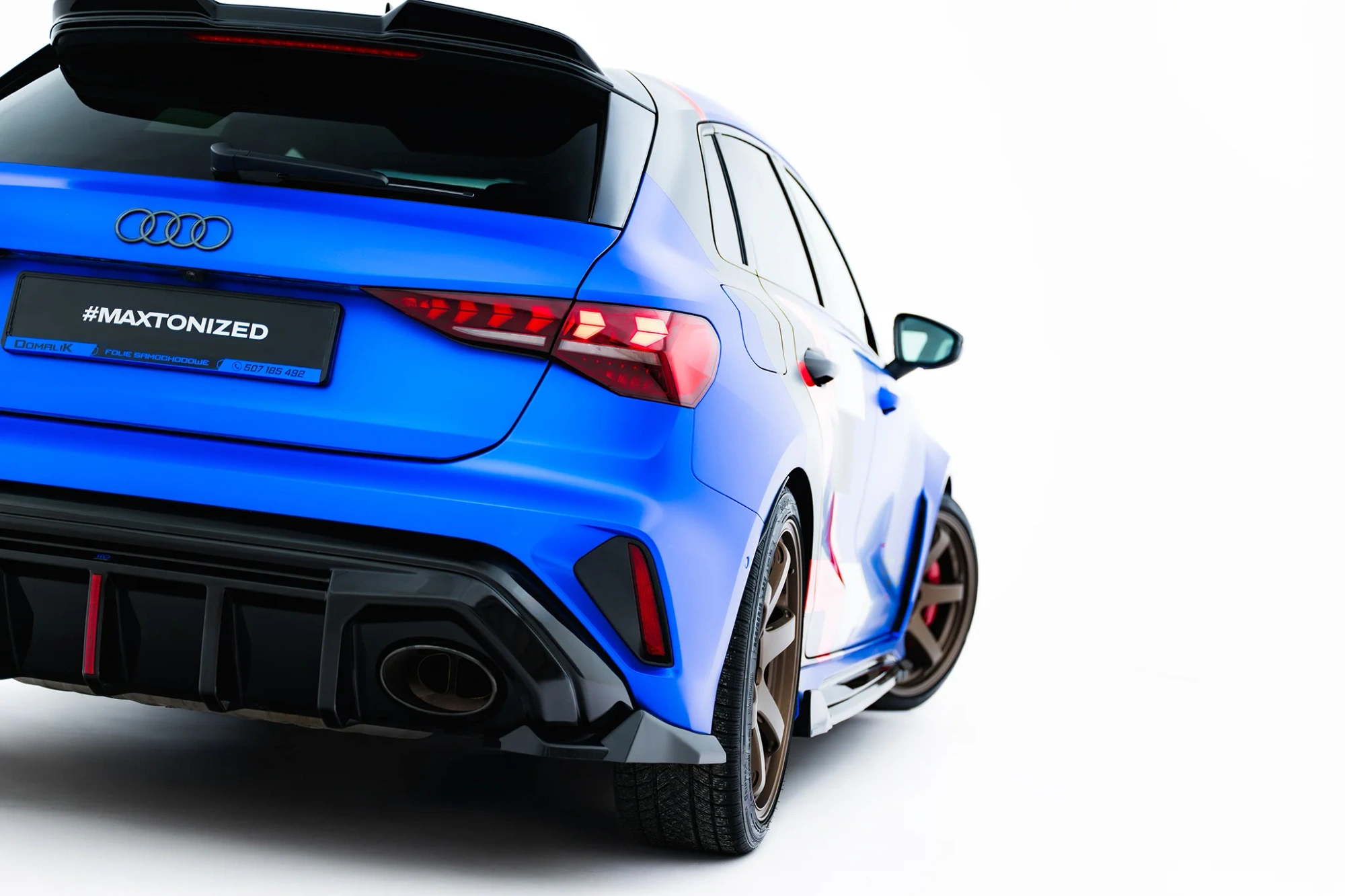 Sottoparaurti cantonali posteriori V.3 Audi RS3 Sportback Facelift 2024-
