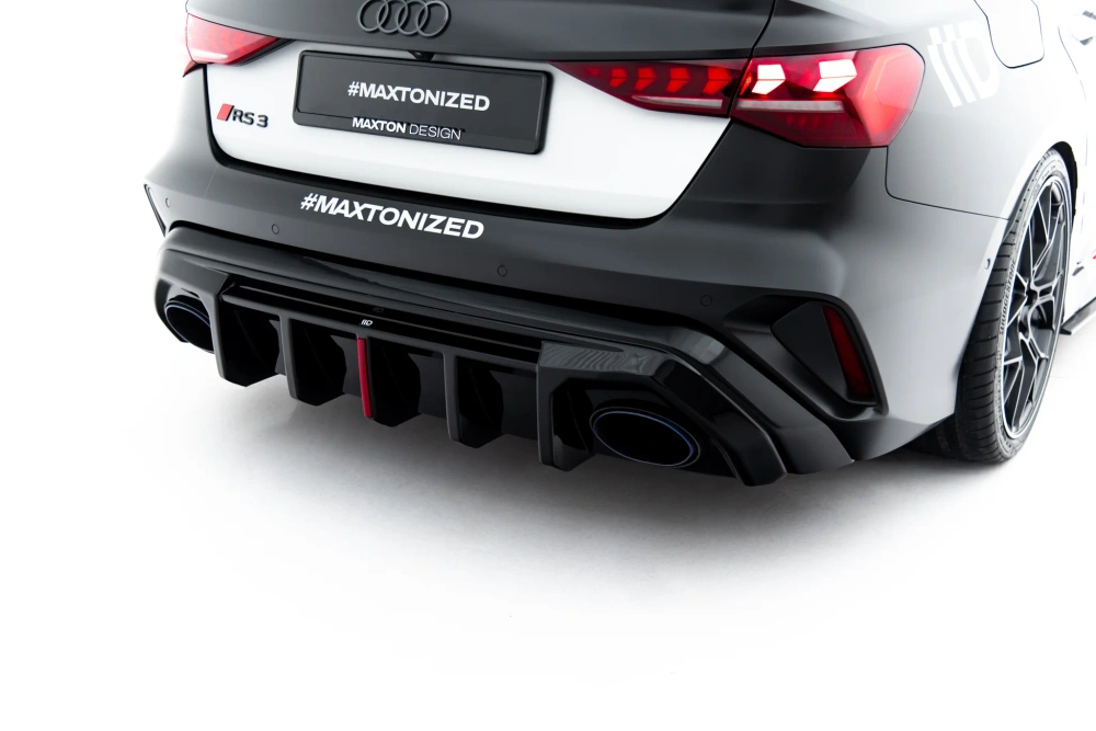 Sottoparaurti estrattore posteriore Audi RS3 Berlina 8Y Facelift 2024- - immagine 3