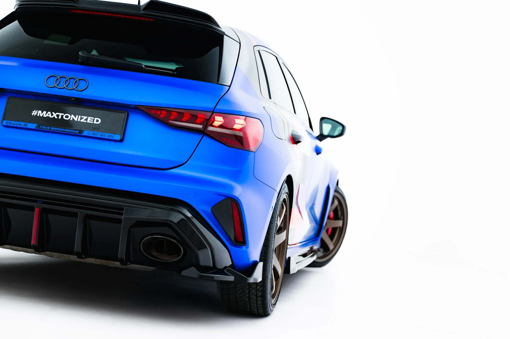 Sottoparaurti cantonali posteriori V.2 Audi RS3 Sportback Facelift 2024-