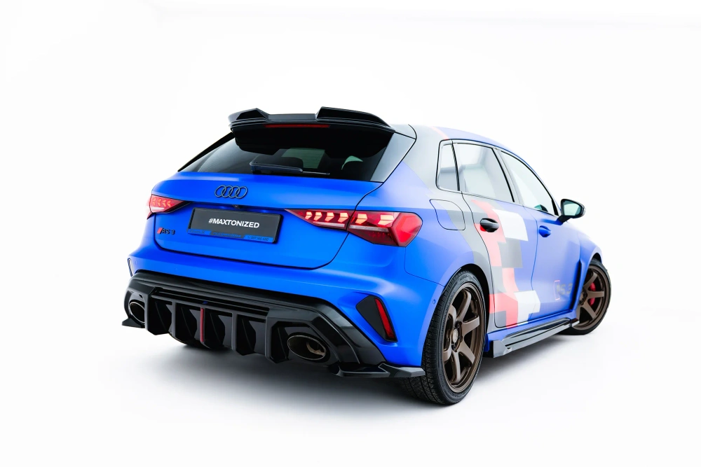 Sottoparaurti cantonali posteriori V.1 Audi RS3 Sportback Facelift 2024- - immagine 3