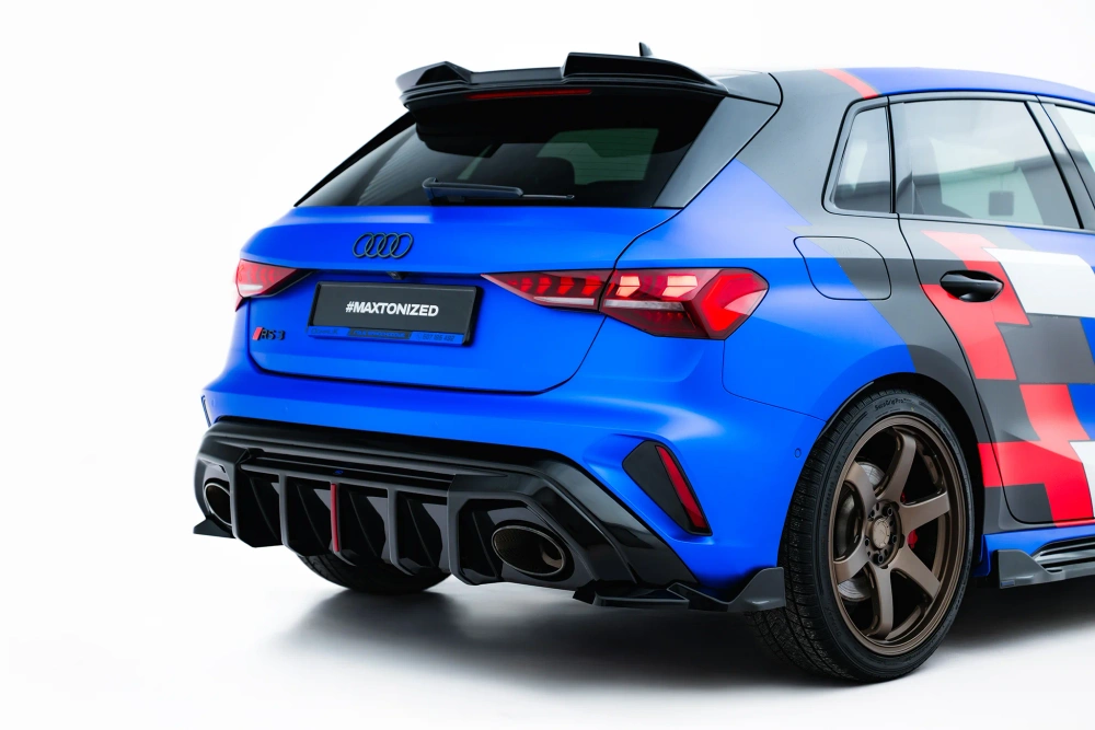 Sottoparaurti cantonali posteriori V.2 Audi RS3 Sportback Facelift 2024- - immagine 2