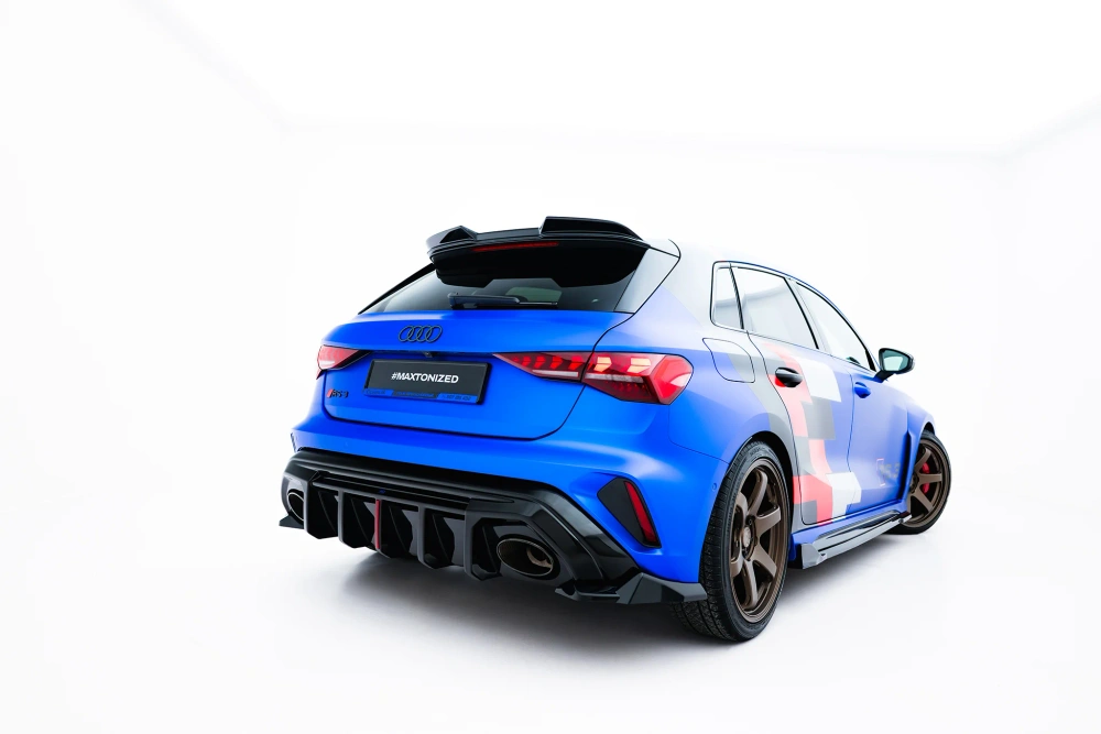 Sottoparaurti cantonali posteriori V.3 Audi RS3 Sportback Facelift 2024- - immagine 3
