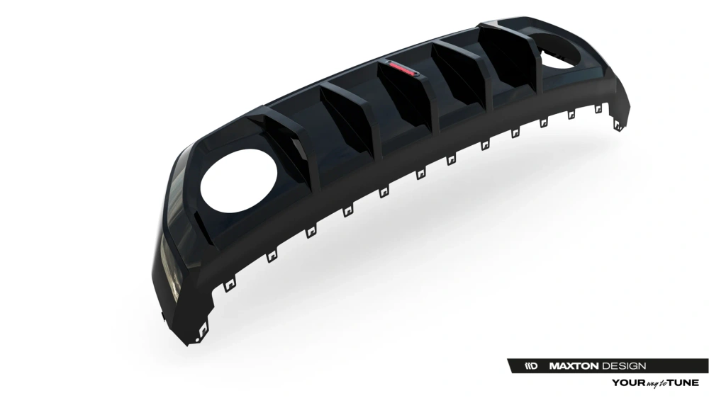 Sottoparaurti estrattore posteriore Audi RS3 Berlina 8Y Facelift 2024- con LED - immagine 7