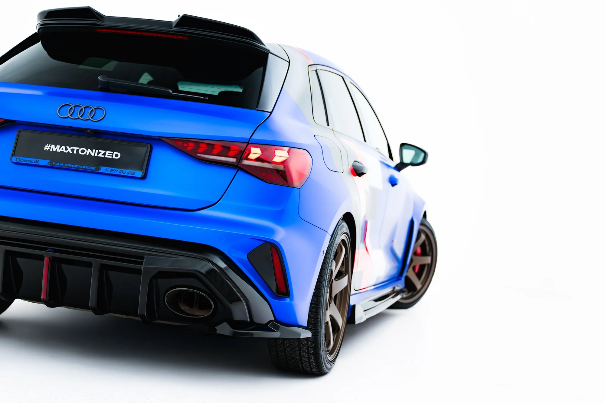 Sottoparaurti cantonali posteriori V.1 Audi RS3 Sportback Facelift 2024-