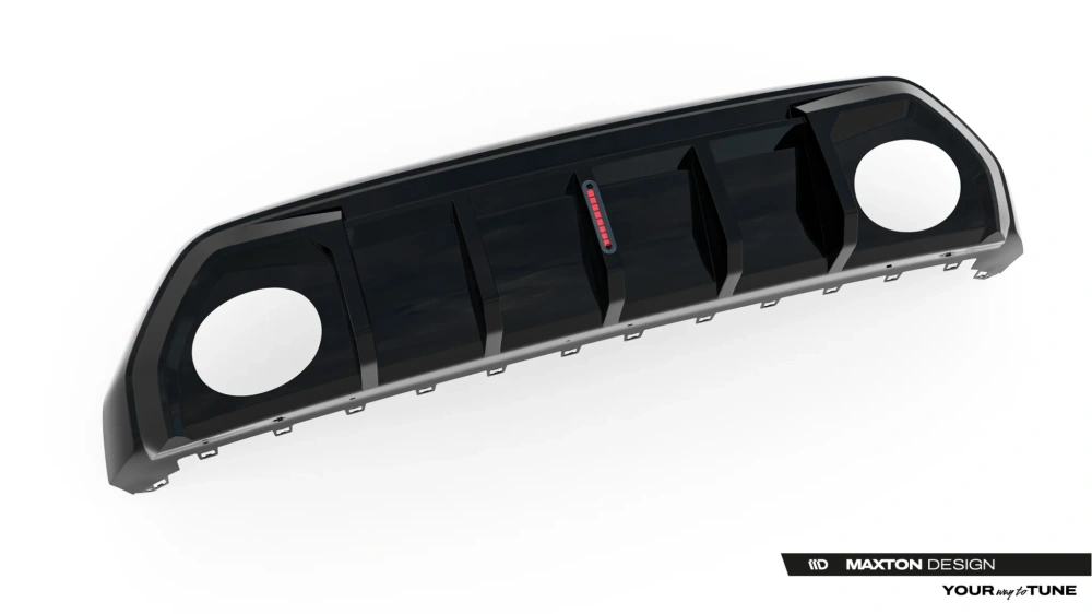 Sottoparaurti estrattore posteriore Audi RS3 Berlina 8Y Facelift 2024- con LED - immagine 8