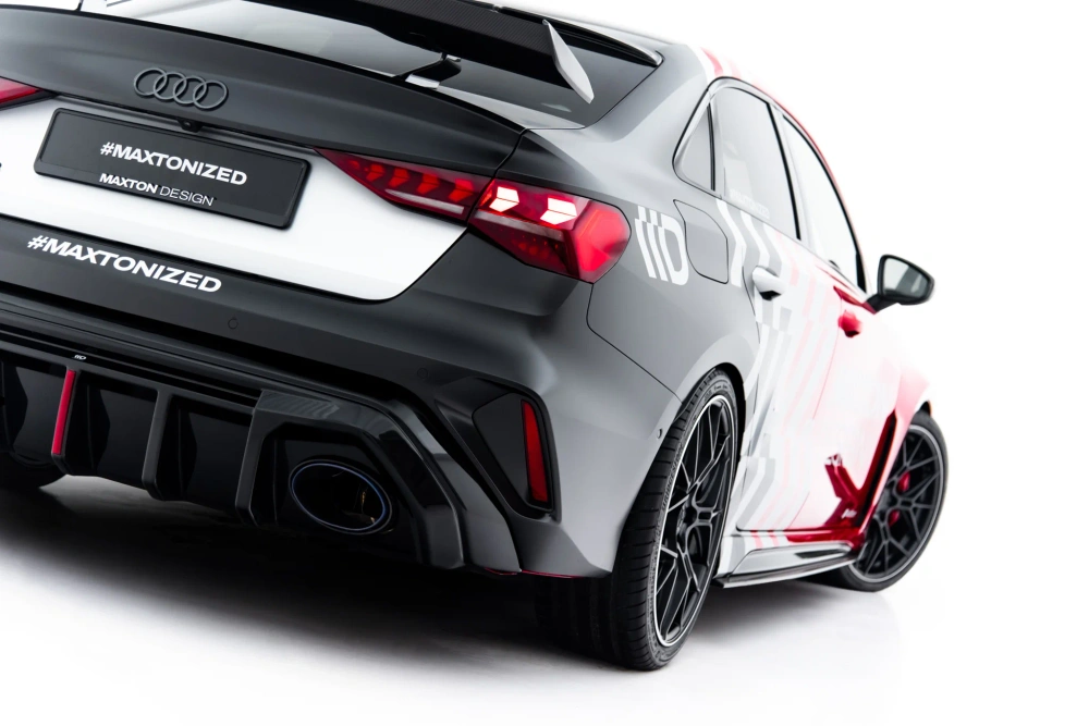 Sottoparaurti estrattore posteriore Audi RS3 Berlina 8Y Facelift 2024- - immagine 2