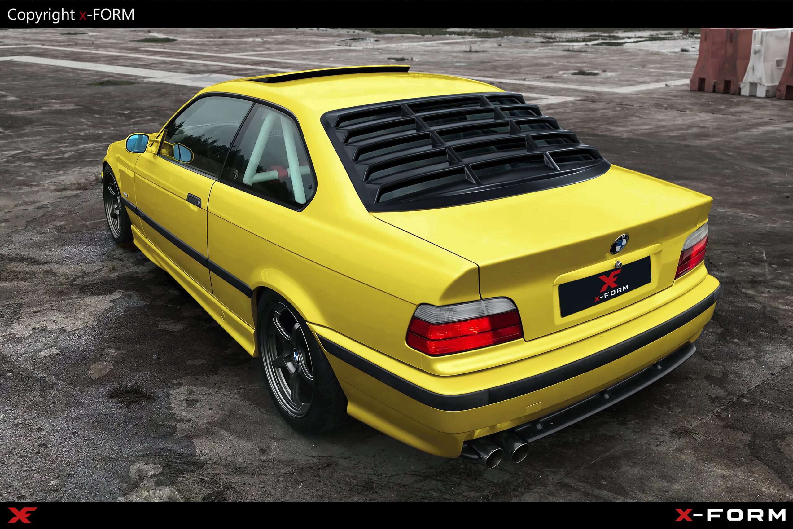 Tendina / Persiana Parasole Lunotto Posteriore per BMW Serie 3 E36 Coupé 1990-1999