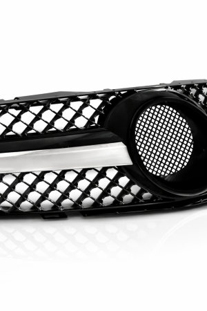 Griglia calandra anteriore Mercedes SL R230 01-06 CL63 Style Nera e Chrome