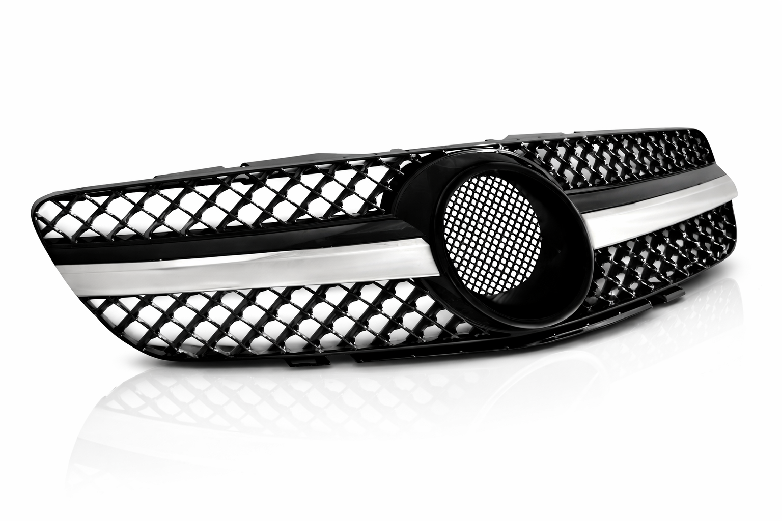 Griglia calandra anteriore Mercedes SL R230 01-06 CL63 Style Nera e Chrome