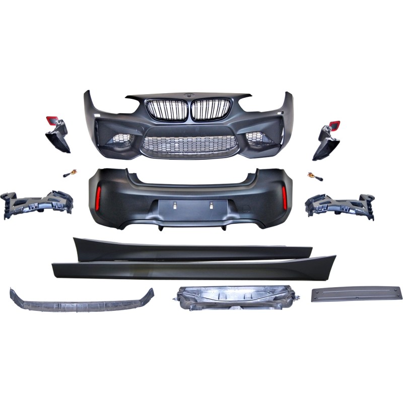 Kit estetico per BMW F20 LCI 2015-2019 Look M2 2 uscite