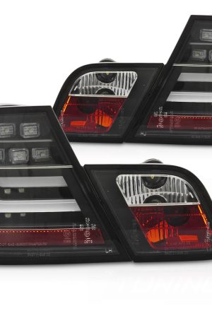 Coppia fari a Led posteriori BMW Serie 3 E46 Coupé 2003-2006 Neri