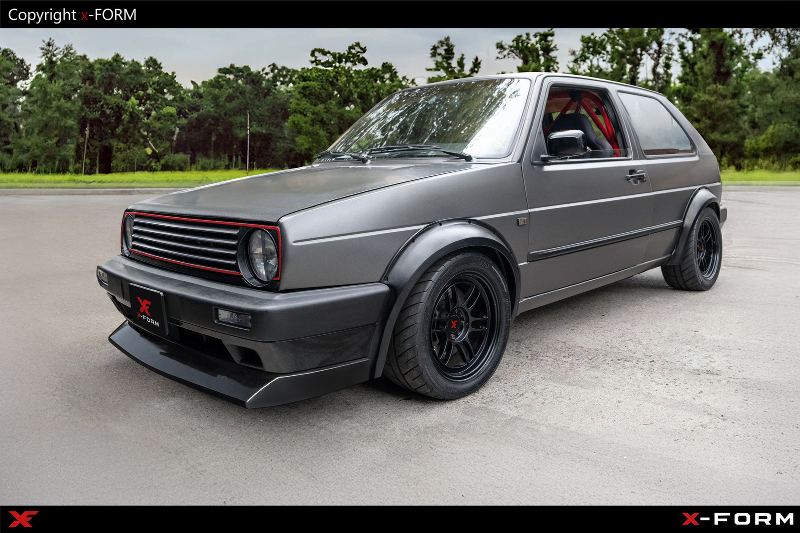 Splitter Anteriore Sportivo per Volkswagen Golf II / Jetta II 1983-1992
