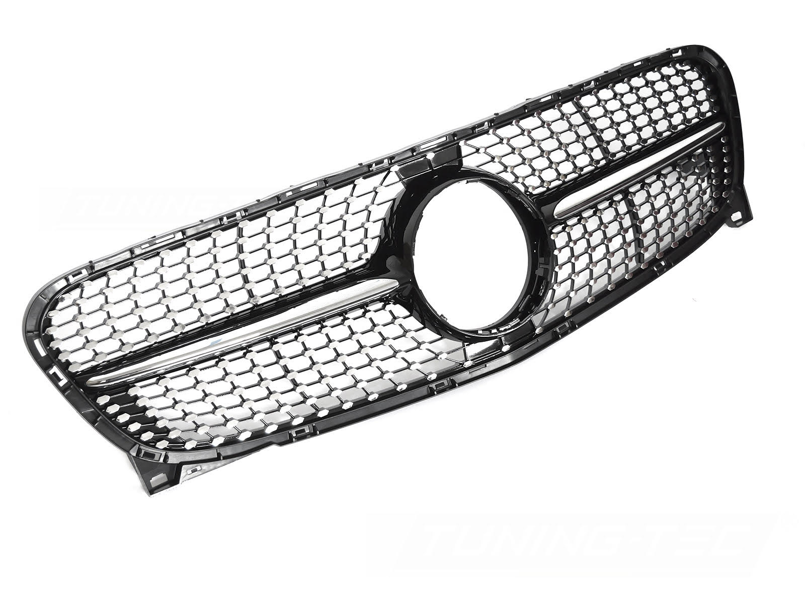 Griglia calandra anteriore Mercedes GLA X156 2013-2016 Nero lucido e cromato