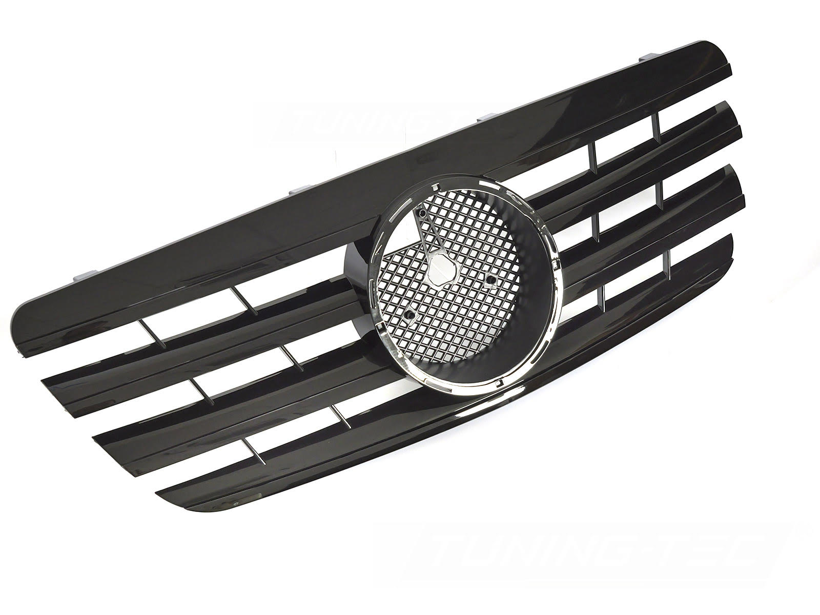 Griglia calandra anteriore Mercedes Classe E W210 / S210 1999-2003 Nero lucido