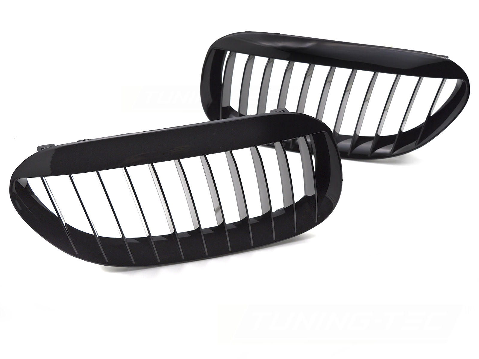 BMW Serie 6 E63 E64 2002-2010 Griglia calandra anteriore nero lucido