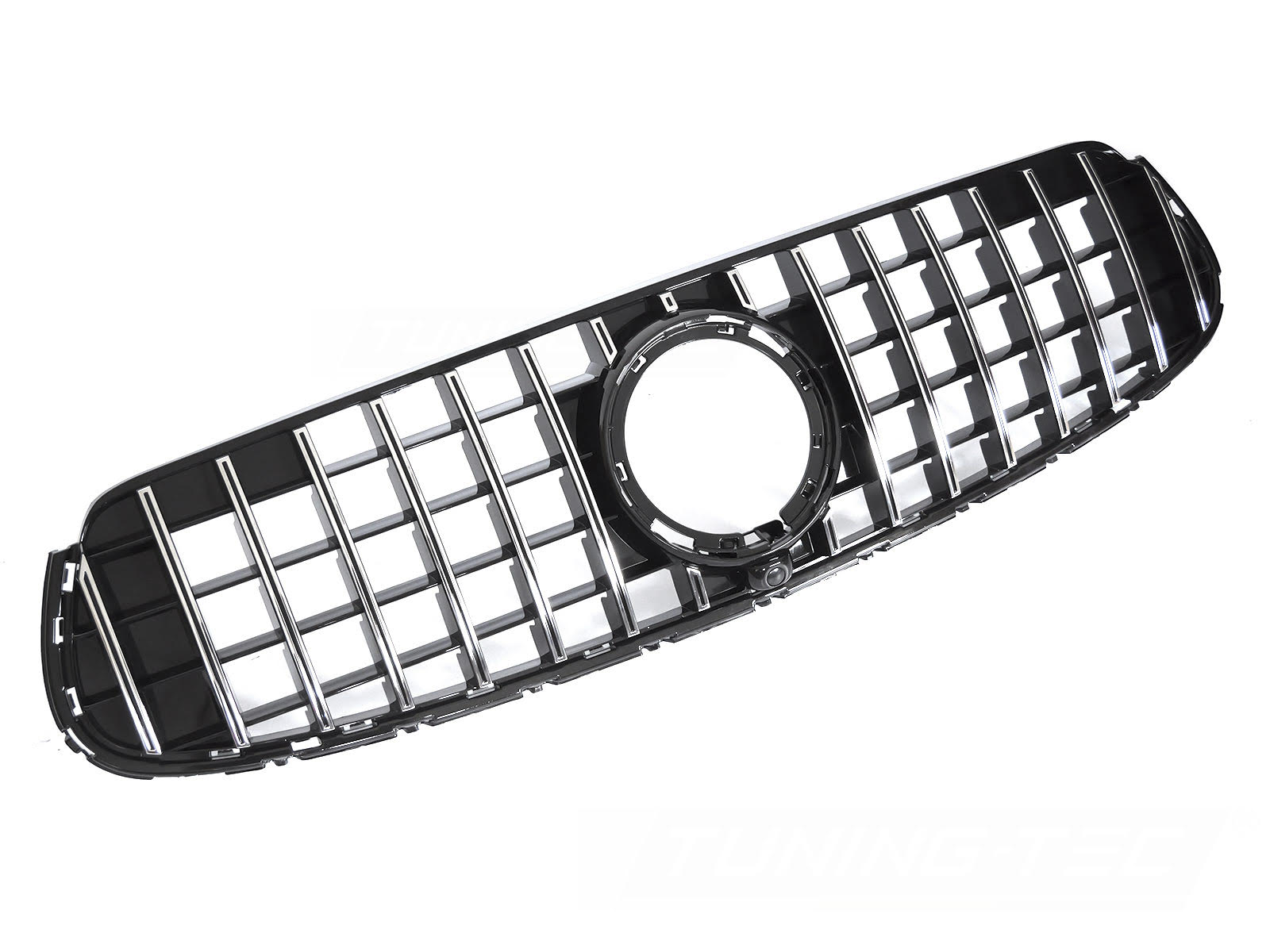 Griglia calandra anteriore Mercedes GLC X253 / C253 2019-2022 Nero lucido e cromato