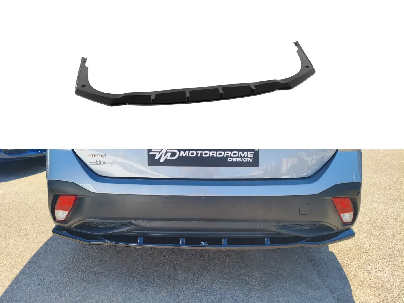 Splitter estrattore posteriore Peugeot 308 SW Mk3 2021-
