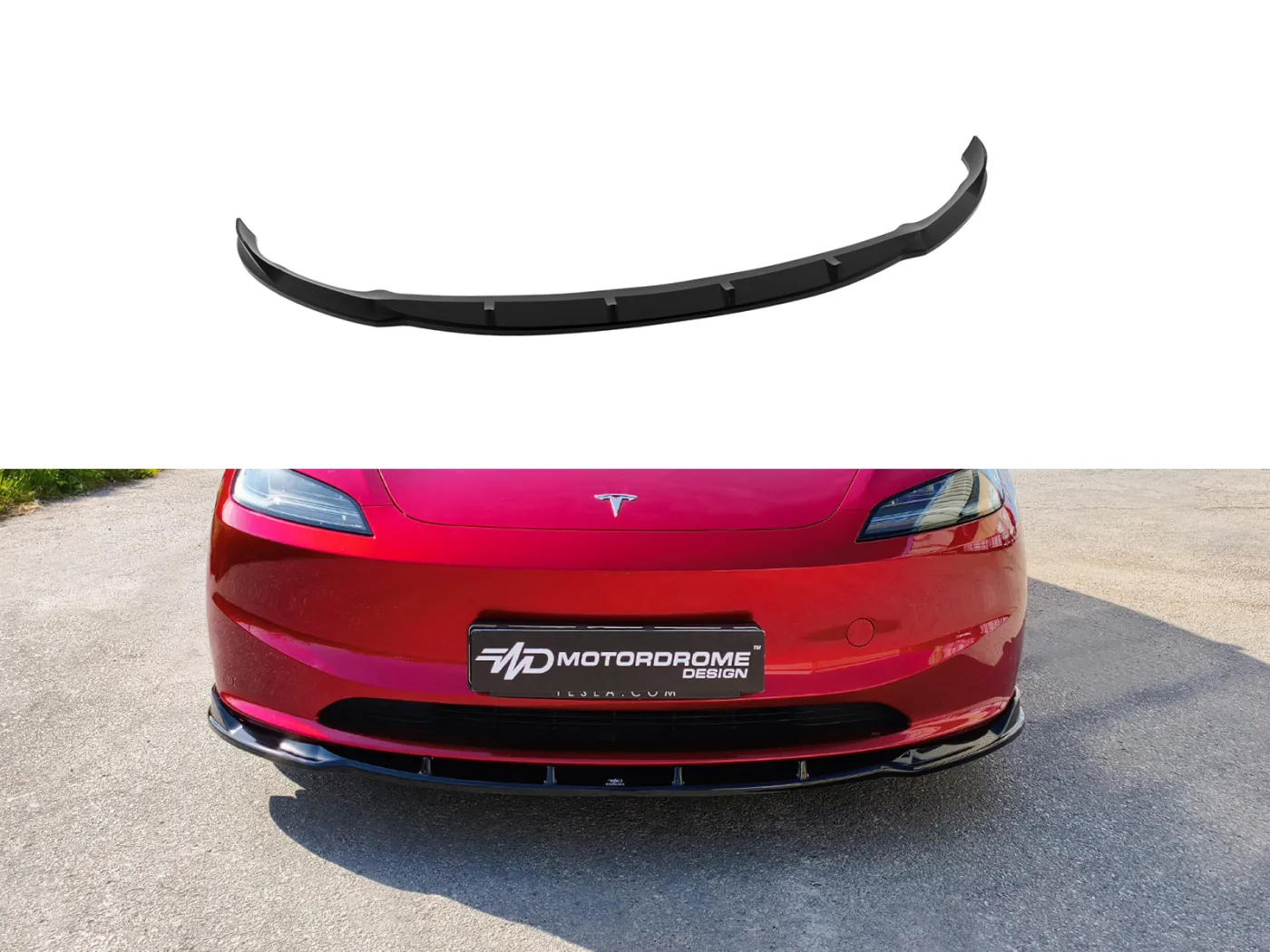 Sottoparaurti anteriore per Tesla Model 3 Mk1 Project Highland Facelift 2023-