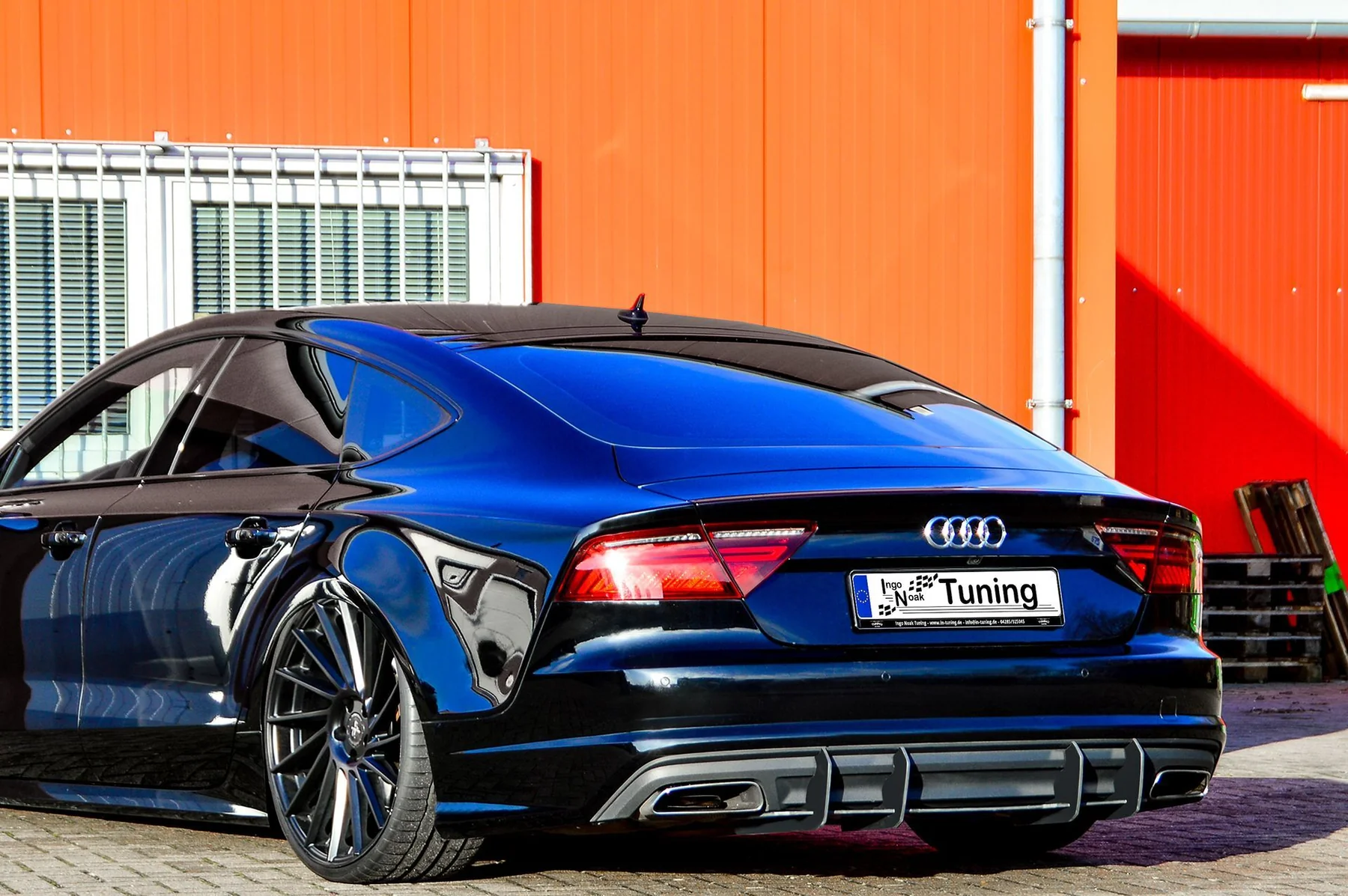 Diffusore posteriore Audi A7 C7 4G 2014-2018