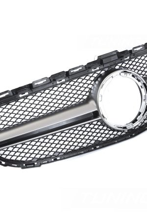 Griglia calandra anteriore Mercedes W205 W205 18-21 / S205 18-21 / C205 18-23 / A205 18-23 Nero e Argento