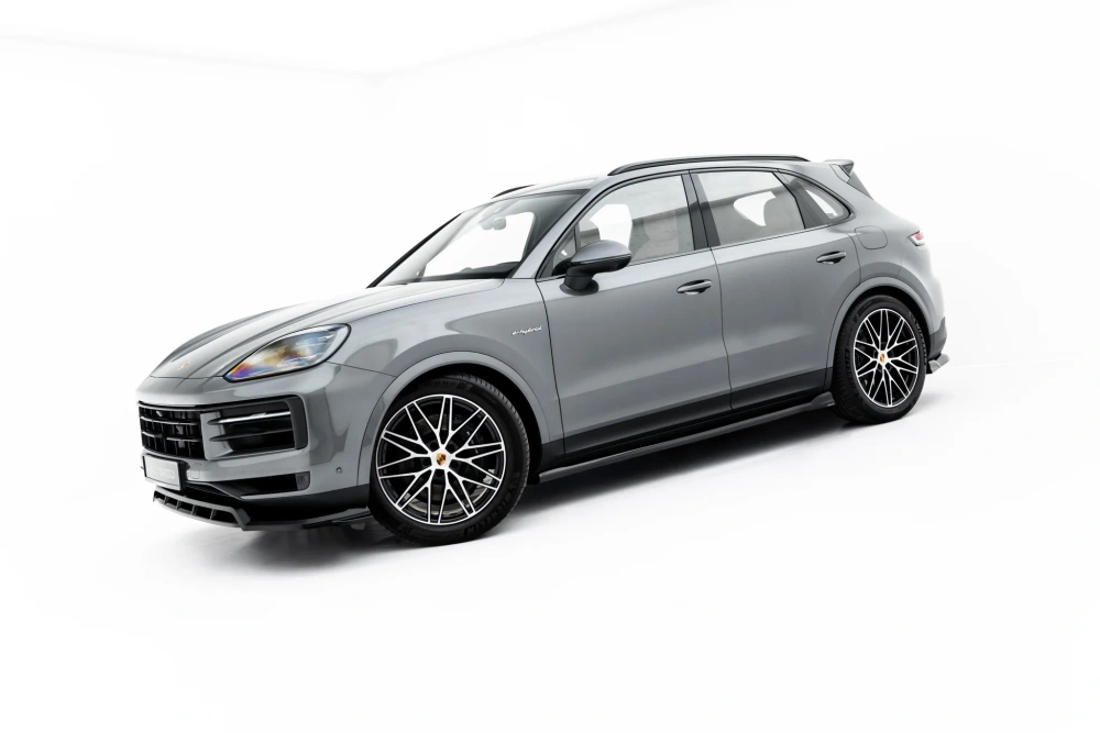 Diffusori minigonne laterali V.2 Porsche Cayenne SUV / Coupe Mk3 Facelift 2023- - immagine 2