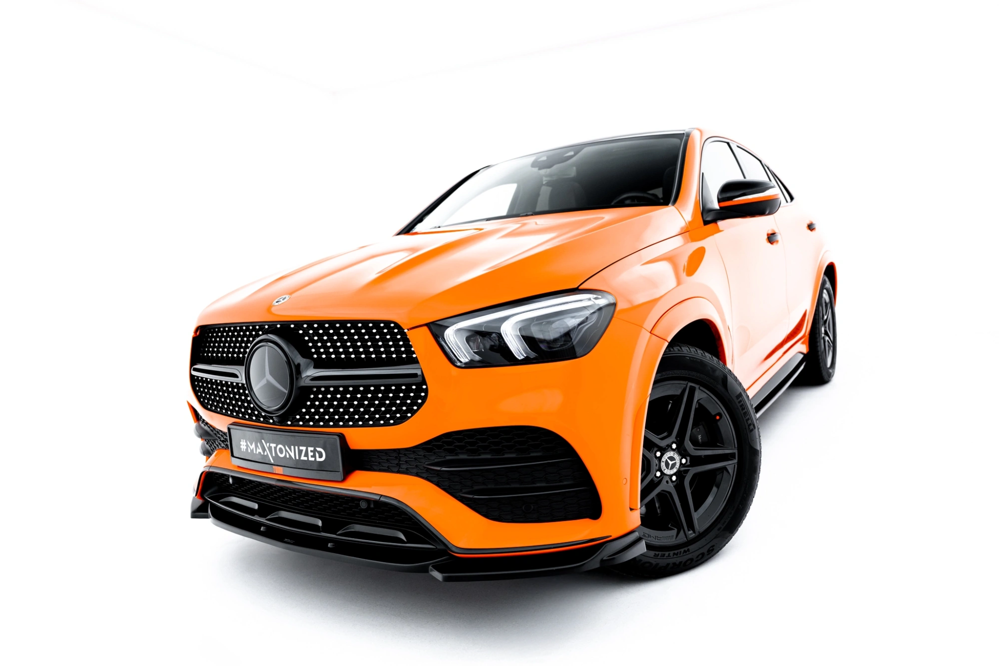Sottoparaurti splitter anteriore Mercedes AMG / AMG-Line GLE Coupe C167 2019- - immagine 2